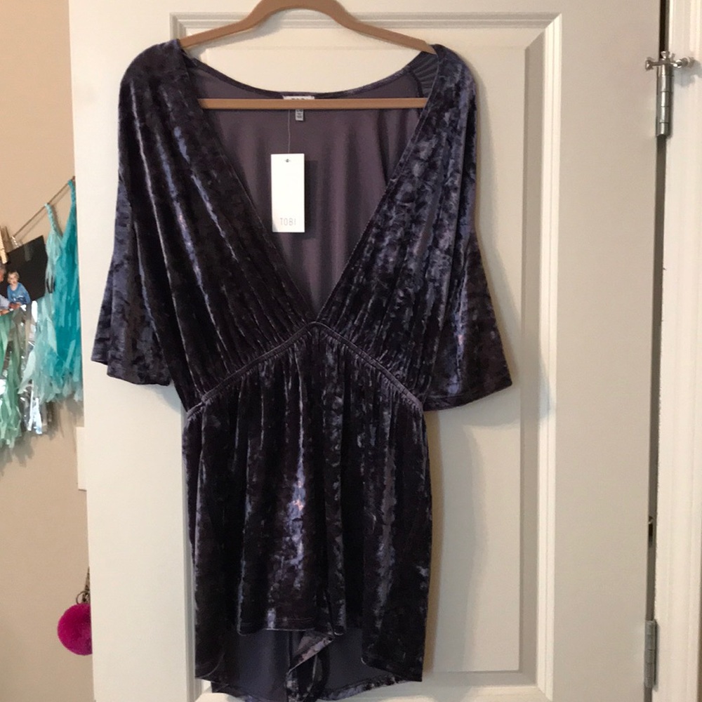 Purple romper